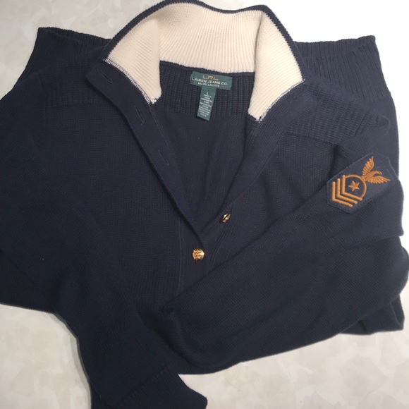 LRL Navy Pullover - Picture 1 of 7